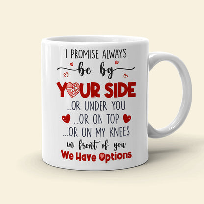 Make Love Couple Happy Valentine's Day White Mug