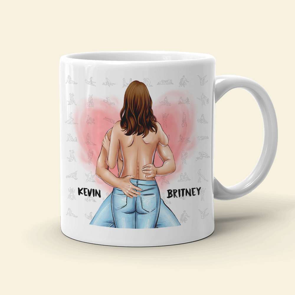 Your Pants The Bother Me Take Them Off Couple Personalized White Mug