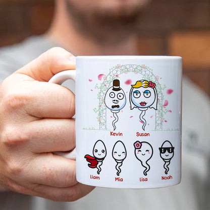 Who Would Have Thought Something So Orgasmic, Orgasmic Couple White Mug