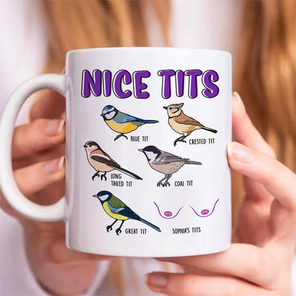 Nice Tits Personalized Funny Coffee Mug Gift For Lover