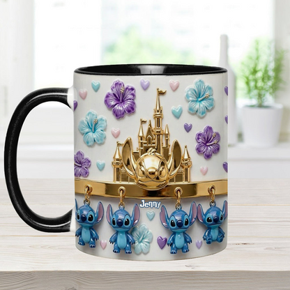 Sti Castle Ohana Means Family - Personalized Accent Mug - Gift For Movie Fans NL122