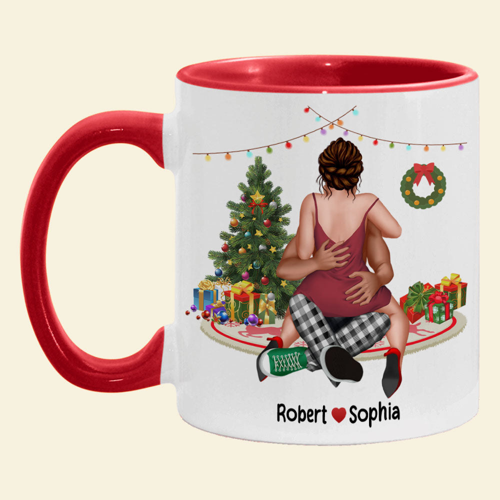Tis The Season, Couple Gift, Personalized Mug, Funny Couple Mug, Christmas Gift
