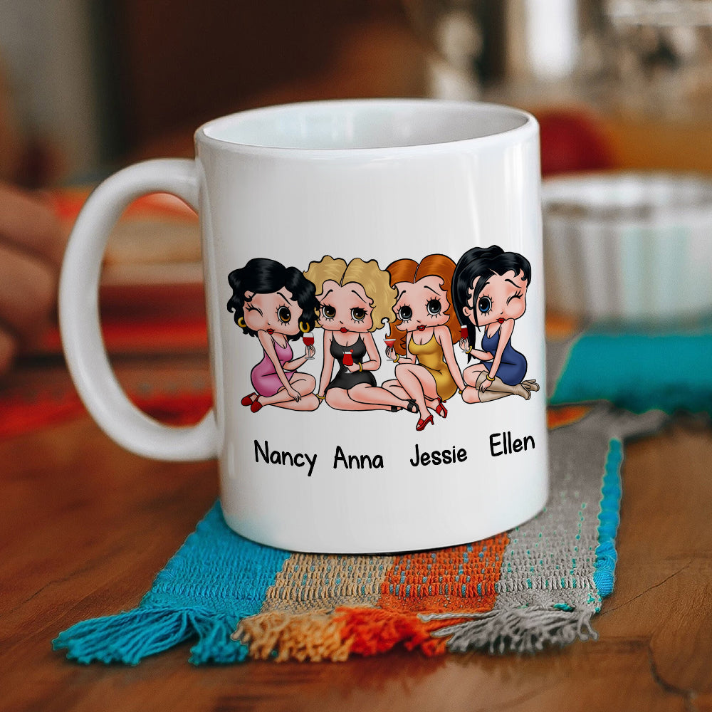 Sisters Will Be Connected By Heart Personalized Coffee Mug 02NADT270723HH