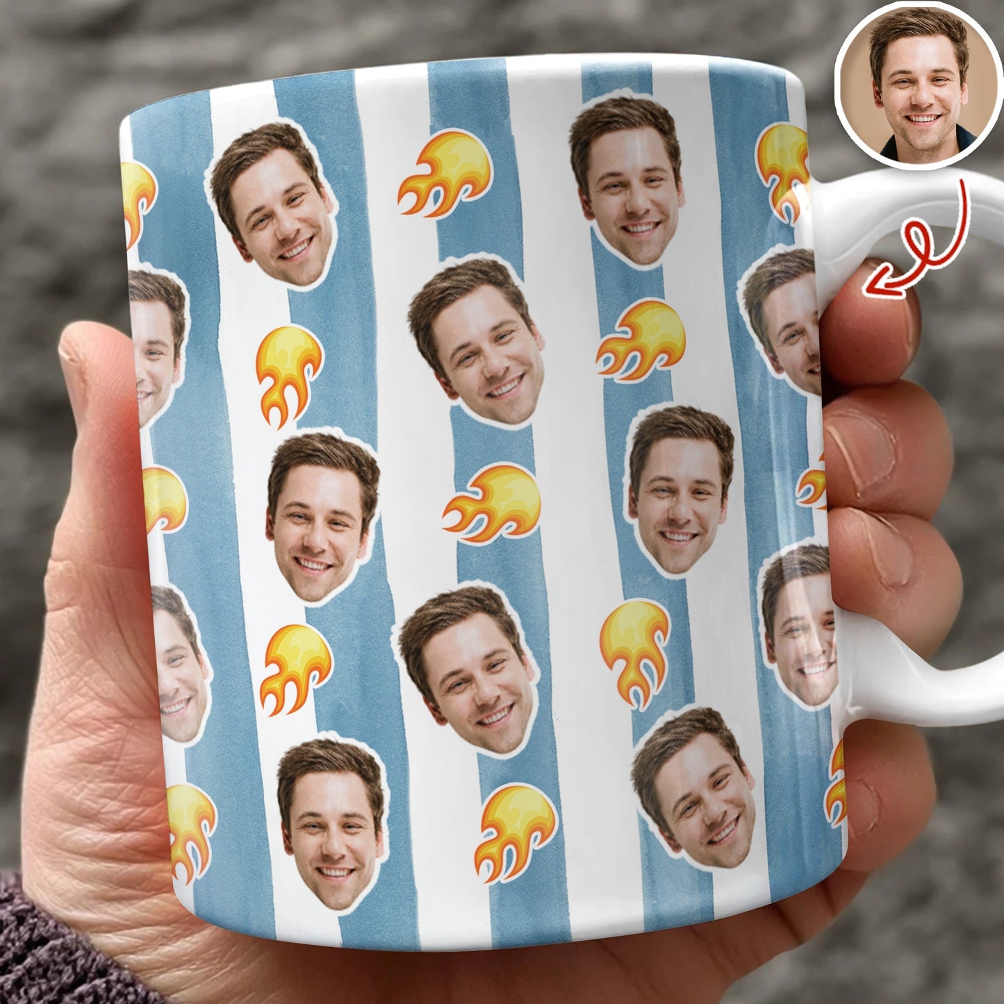 Custom Photo Mug Gift for Family, Couple, Valentine Gift HO82 901074