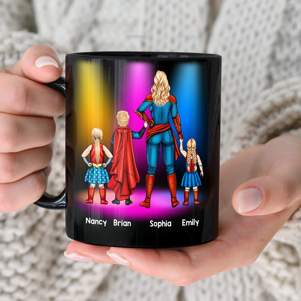 Mother's Day Gift 06HUDT030423TM Personalized Black Mug