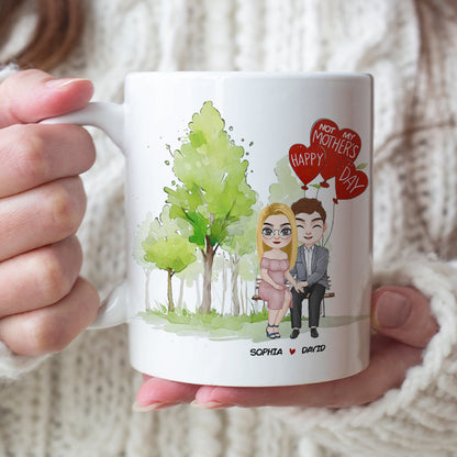 Happy Mother's Day, Personalized Couple Coffee Mug Wine Tumbler Accent Mug