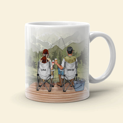 There're Plenty Of Fish In The Sea, Personalized White Mug, Gift For Couple