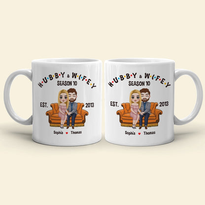 Couple, Hubby And Wifey, Personalized Mug, Gift For Couple, 02NADT130723HH