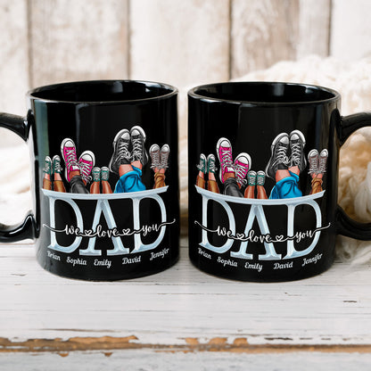 Personalized Dad Coffee Mug We Love You