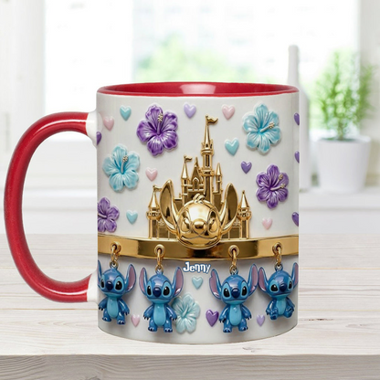 Sti Castle Ohana Means Family - Personalized Accent Mug - Gift For Movie Fans NL122