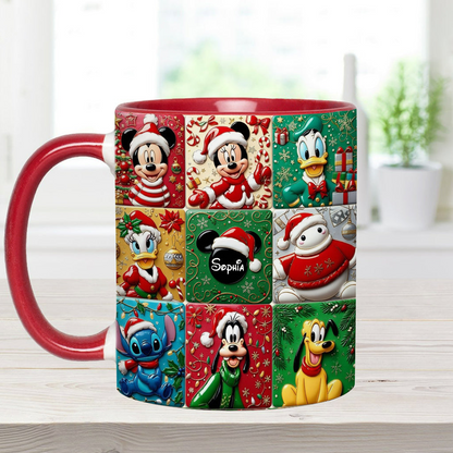 MkMo Magic Mouse In Christmas - Personalized Accent Mug - Gift For Fan Movies HH01