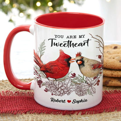 You're My Tweetheart Personalized Bird Couple Mug, Gift For Couple