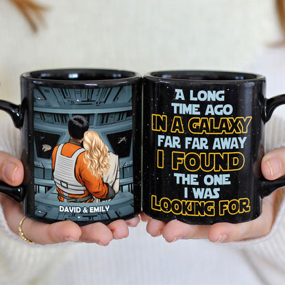 I Found The One I Was Looking For, Personalized Couple Mug, Anniversary Gift Idea, Gift For Him, Gift For Her, Couple Gift 01QHTI300623HH
