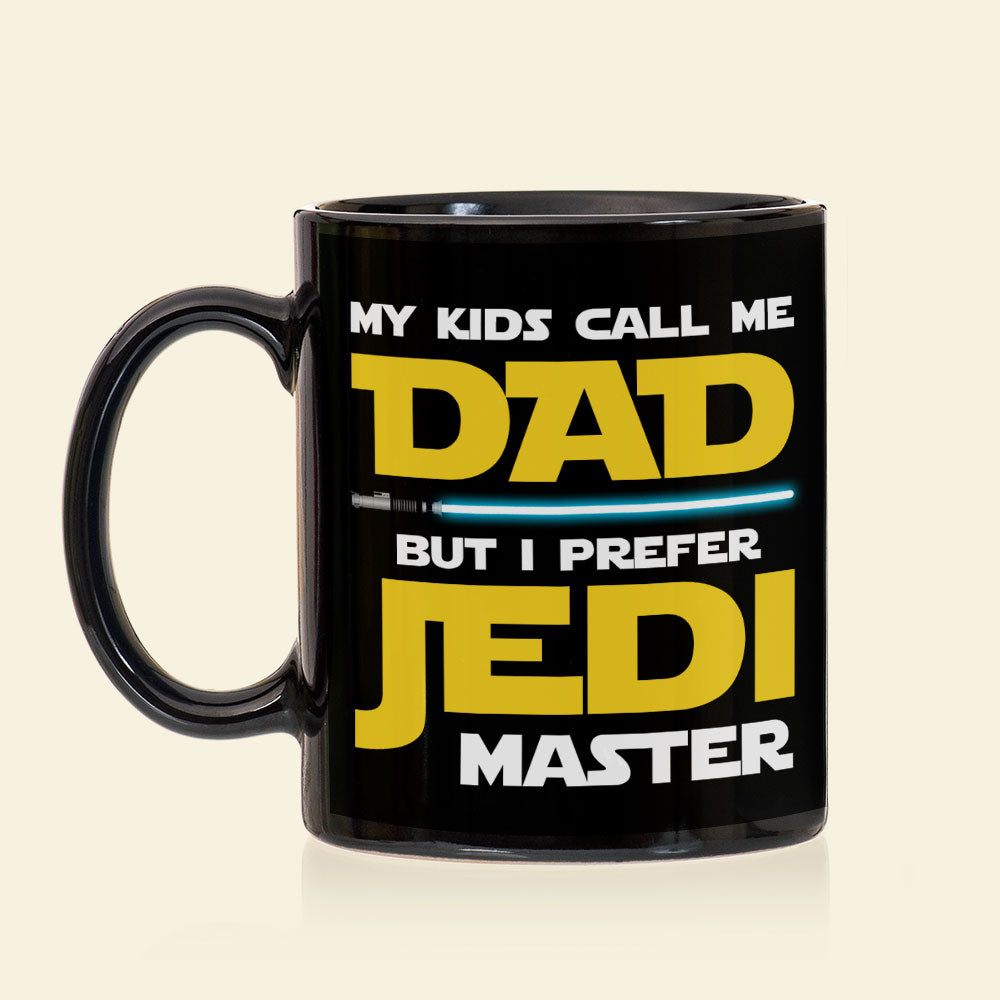 My Kids Call Me Dad Personalized Black Mug 02nati100523tm