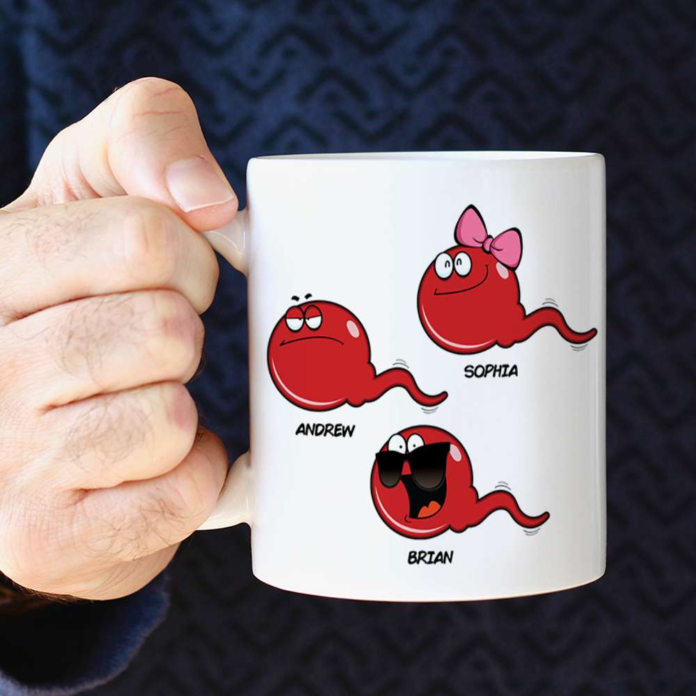 Happy Father's Day, Funny Personalized Coffee Mug White Mug, Gift For Dad Mom