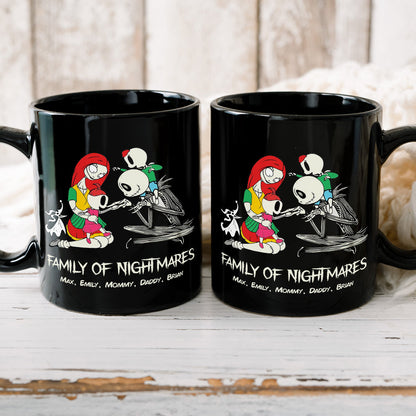 Horror Family Gift Parents And Children 02QHDT150423 Personalized Black Mug