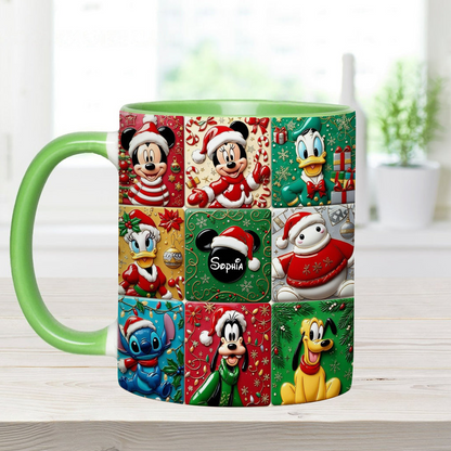 MkMo Magic Mouse In Christmas - Personalized Accent Mug - Gift For Fan Movies HH01