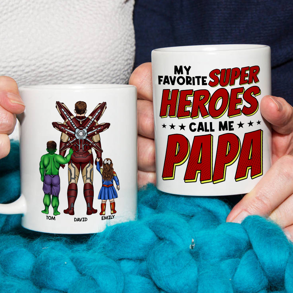 Call Me Papa 04ACDT170523TM Personalized Mug, Gift For Dad
