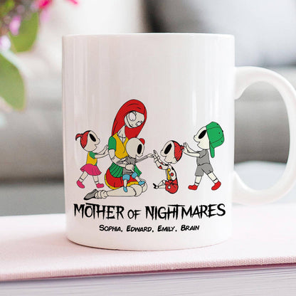 Father And Children 02QHDT230323 Personalized Black Coffee Mug
