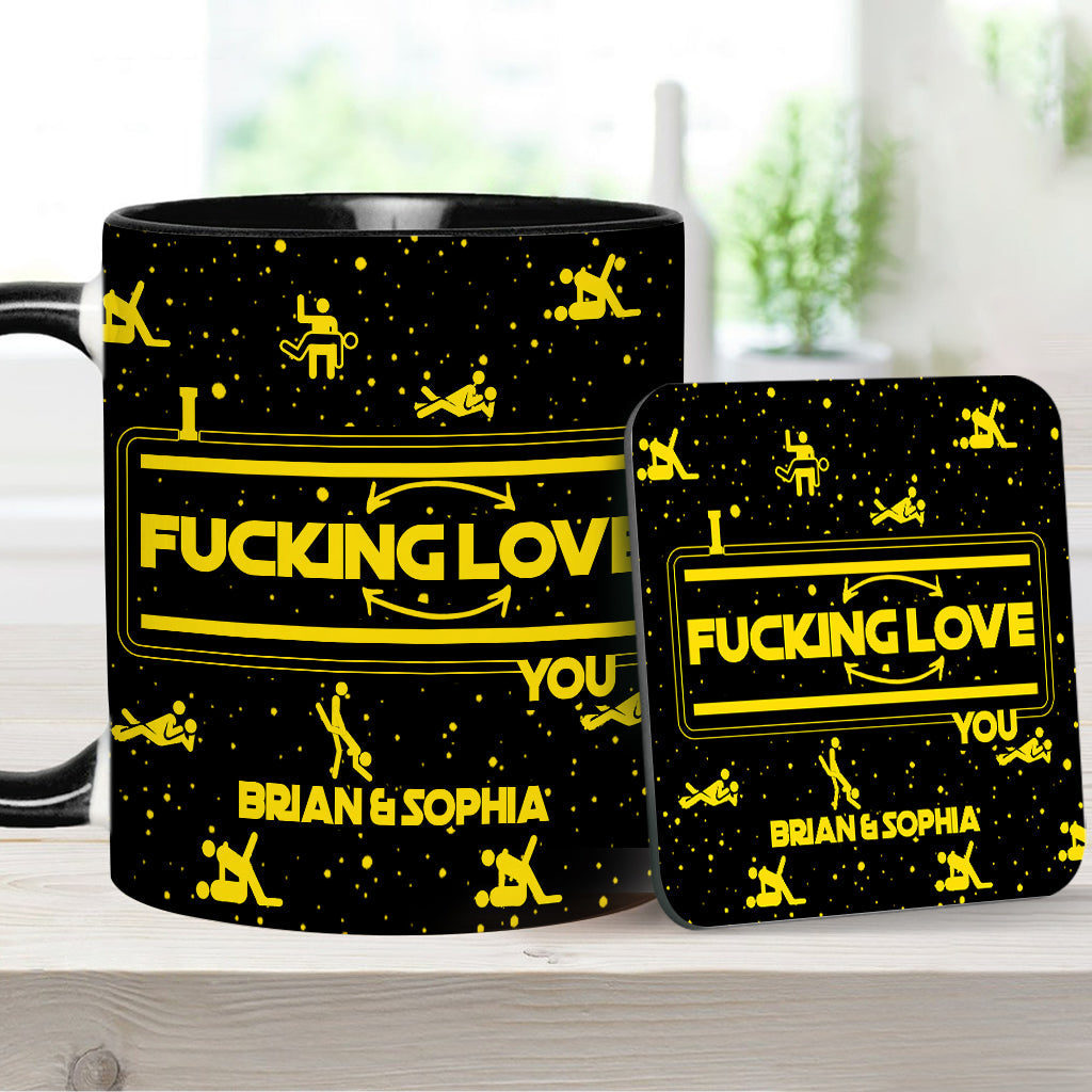 I F*cking Love You - Personalized Accent Mug - Gift For Couples NL122