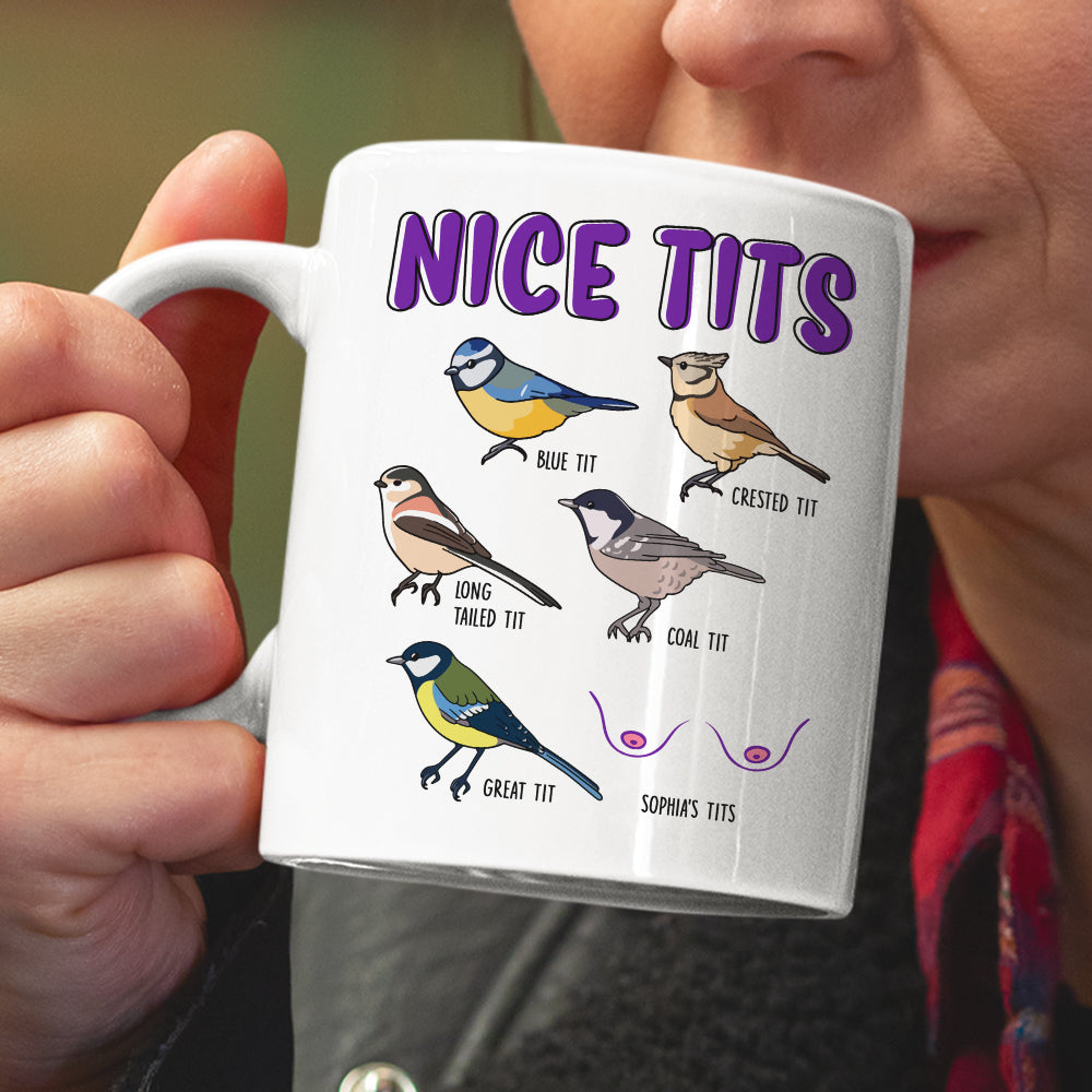 Nice Tits Personalized Funny Coffee Mug Gift For Lover