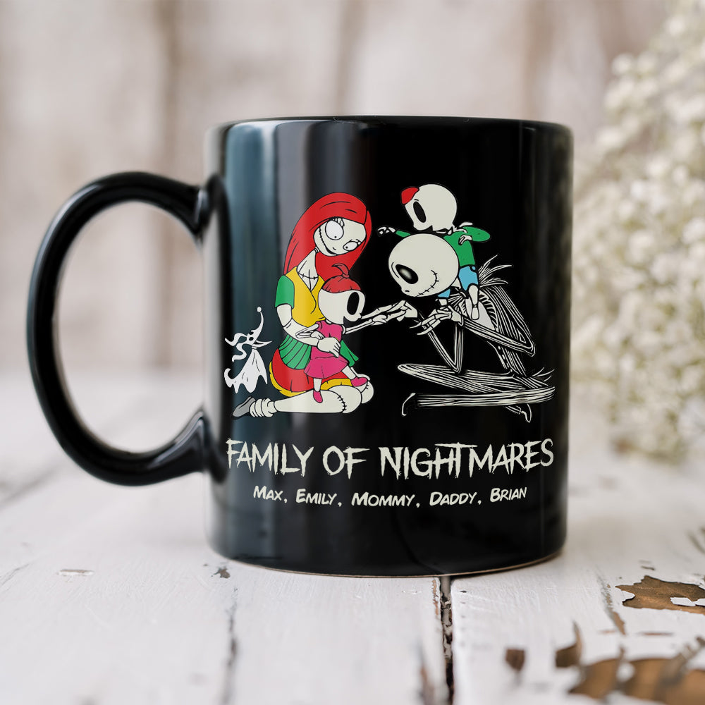 Horror Family Gift Parents And Children 02QHDT150423 Personalized Black Mug