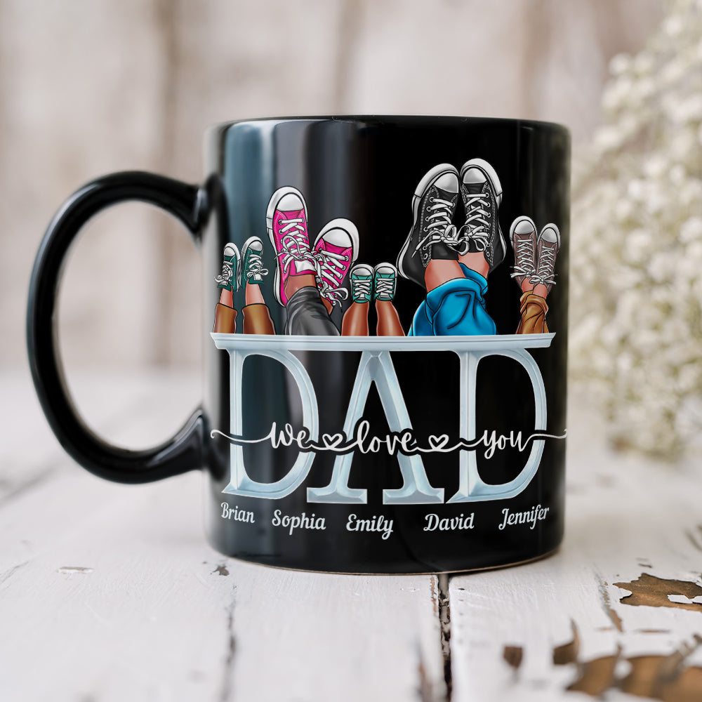 Personalized Dad Coffee Mug We Love You