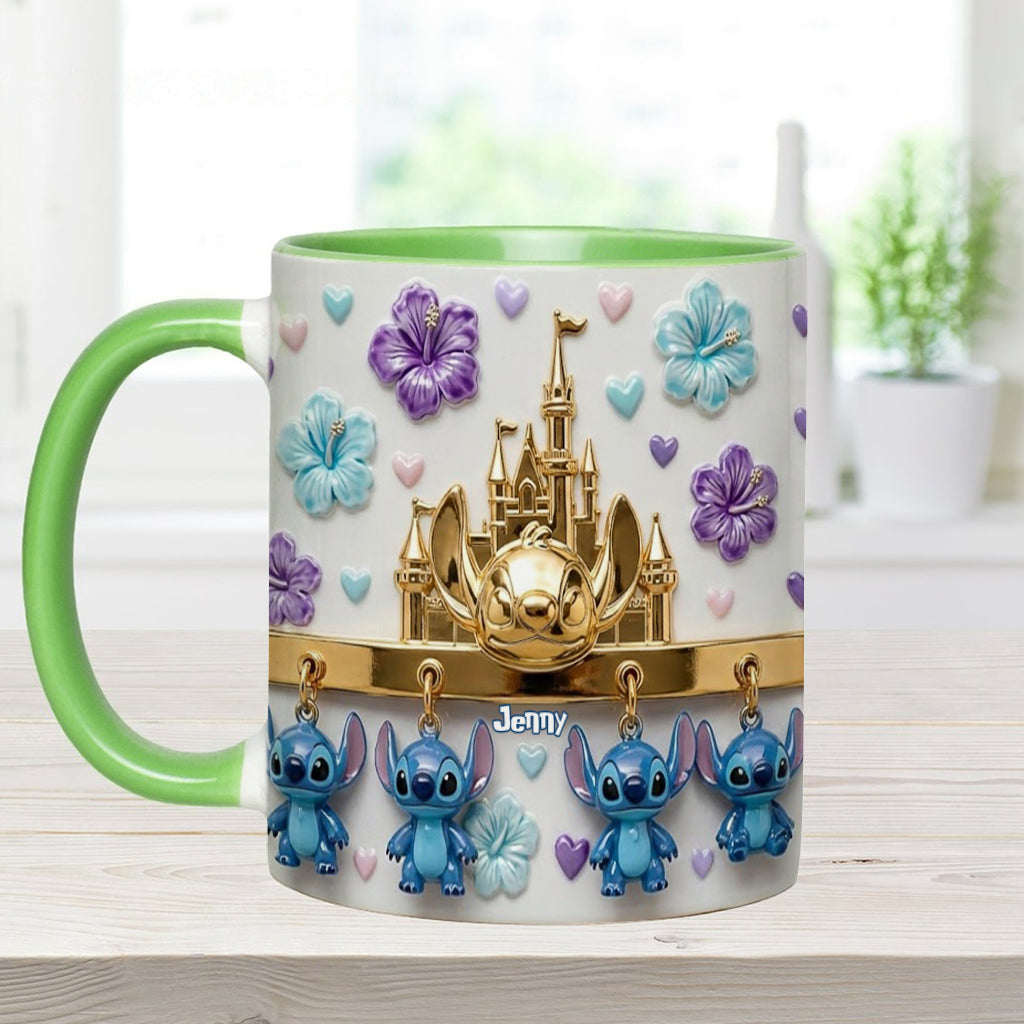 Sti Castle Ohana Means Family - Personalized Accent Mug - Gift For Movie Fans NL122