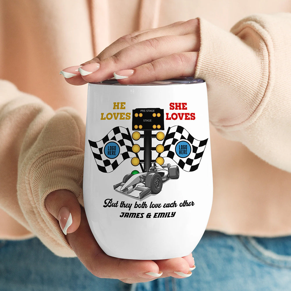 But They Both Love Each Other, Couple Gift, Personalized Mug, Racing Couple Mug 03HUTI091023 021123