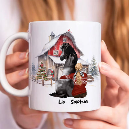 In My Darkest Hour, Personalized Mug, Gifts For Horse Lover