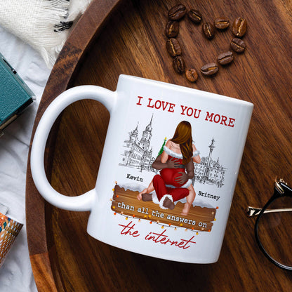Funny Couple Gifts, I Love You More, Personalized Coffee Mug, Christmas Gifts For Couple