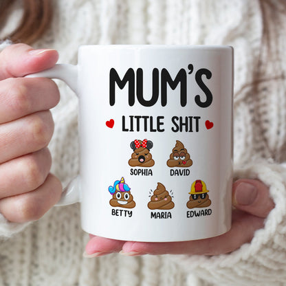 Family Funny Kids, Mom And Children White Mug 02DTDT100323