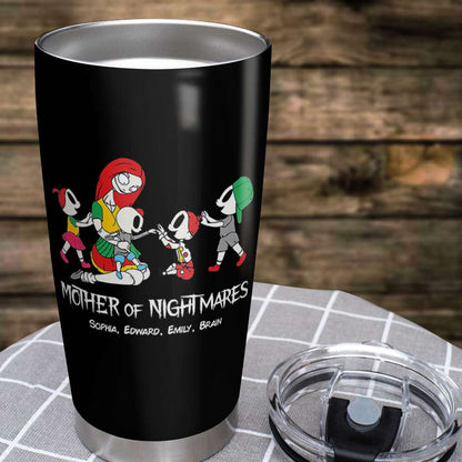 Dad Mom And Children 02QHDT230323 Personalized Black Coffee Mug