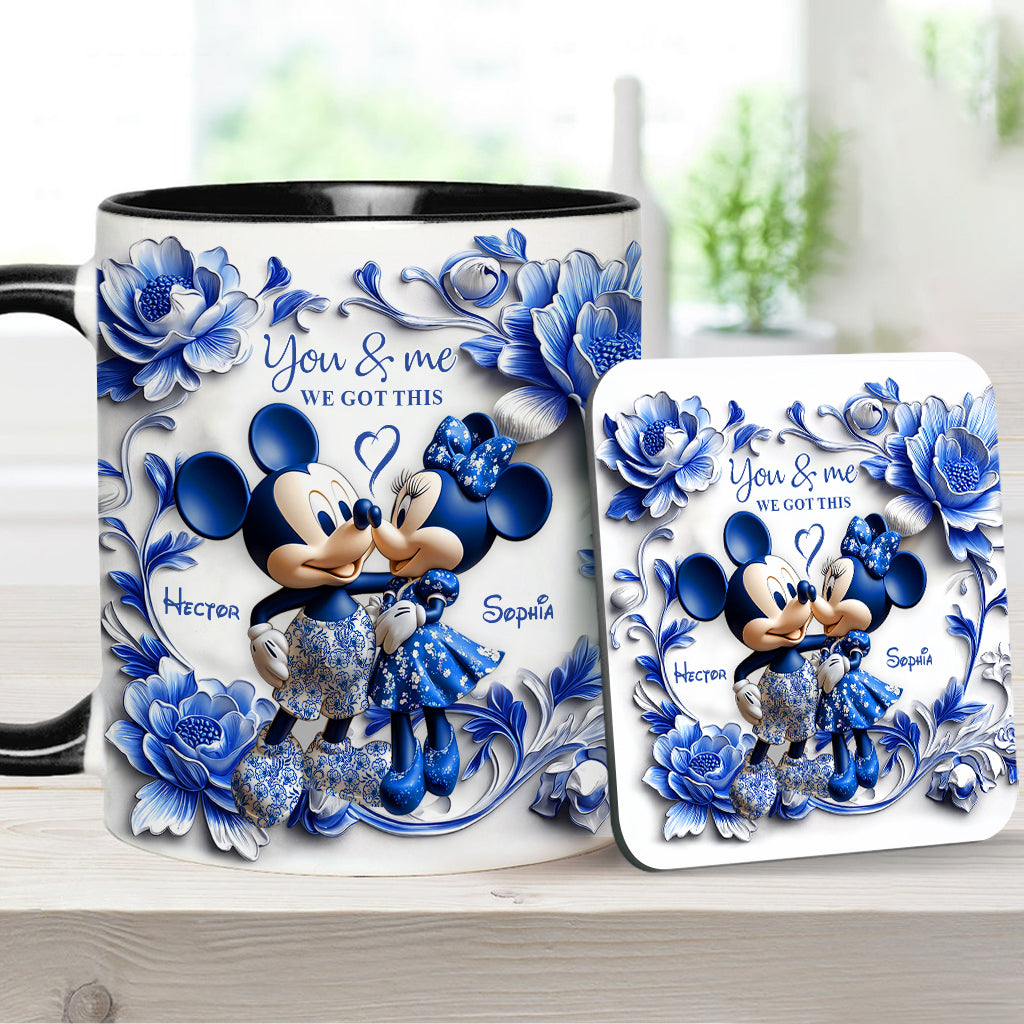 MkMo Magic Mouse You And Me We Got This - Personalized Accent Mug - Gift For Couples NA94