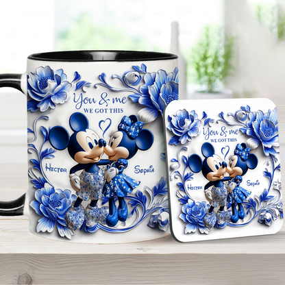 MkMo Magic Mouse You And Me We Got This - Personalized Accent Mug - Gift For Couples NA94