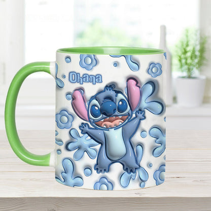 Sti Merry Stichmas - Personalized Accent Mug - Gift For Fan Movies HH01