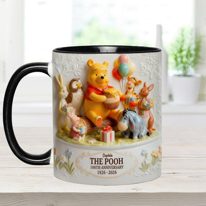 DSNY 100th Anniversary Honey Bear With Friends - Personalized Accent Mug - Gift For Fan Movies HH01