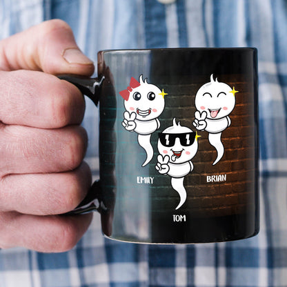 Seem Like Just Yesterday We Were Chillin' In Your Balls, Personalized Coffee Mug, Gift For Dad