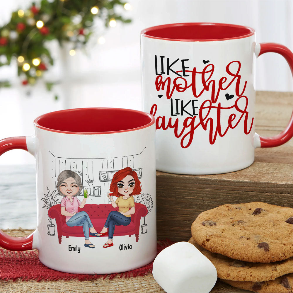 Like Mother Like Daughter Personalized Mug, Mother's Day Gift