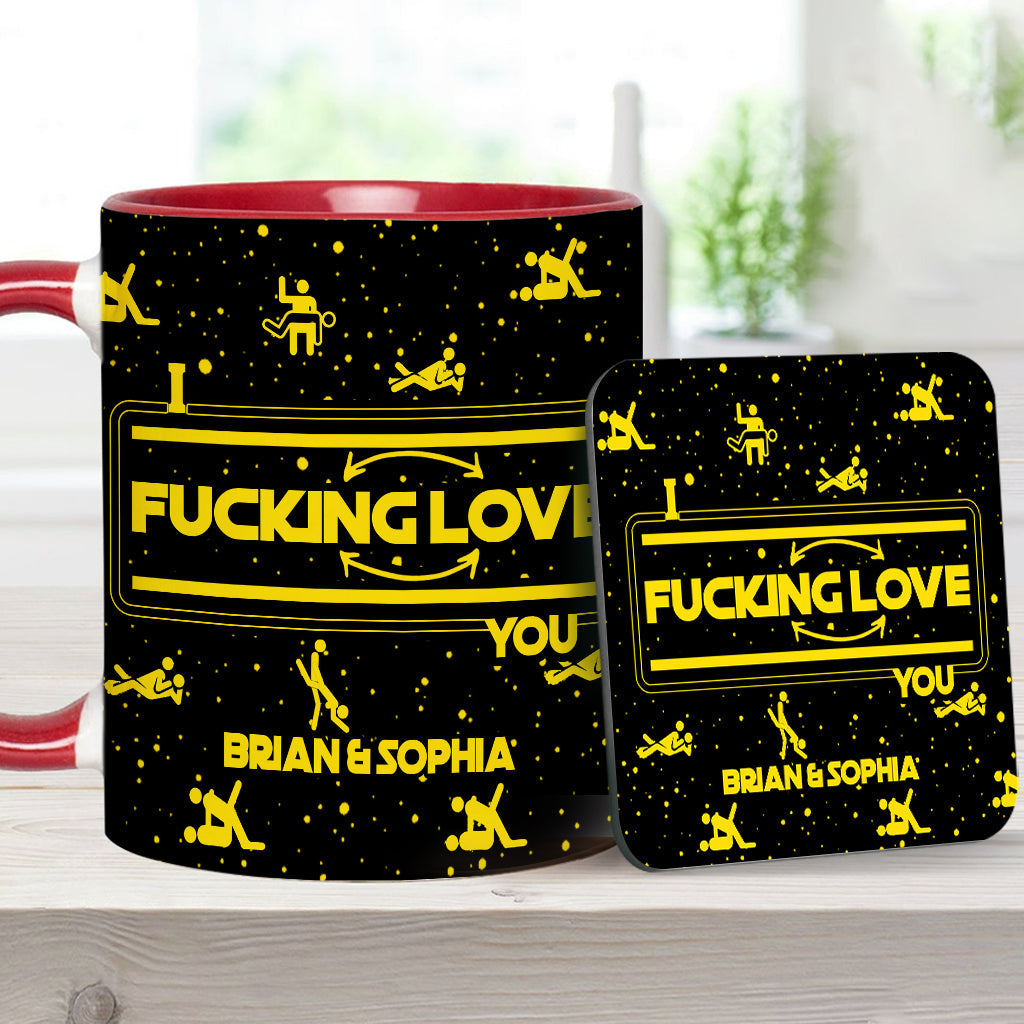 I F*cking Love You - Personalized Accent Mug - Gift For Couples NL122