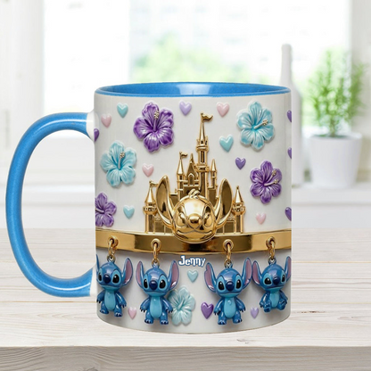 Sti Castle Ohana Means Family - Personalized Accent Mug - Gift For Movie Fans NL122