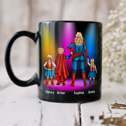 Mother's Day Gift 06HUDT030423TM Personalized Black Mug