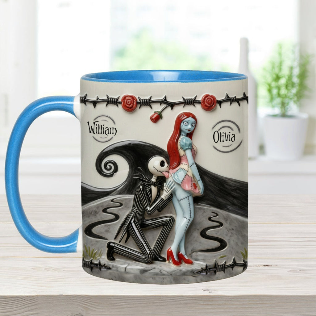 I Licked It So It's Mine - Personalized Accent Mug - Gift For Couple, Christmas, Valentine HH01