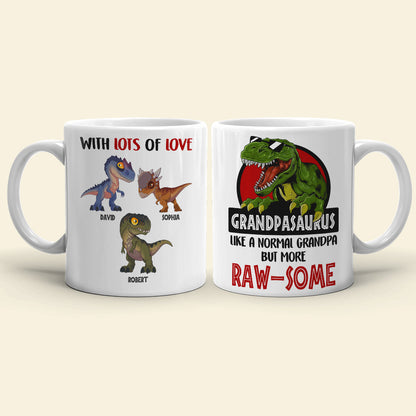 With Lots Of Love 03HUDT120623 Personalized Family Dad Mug