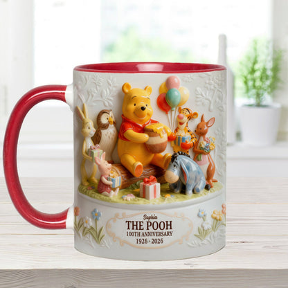 DSNY 100th Anniversary Honey Bear With Friends - Personalized Accent Mug - Gift For Fan Movies HH01