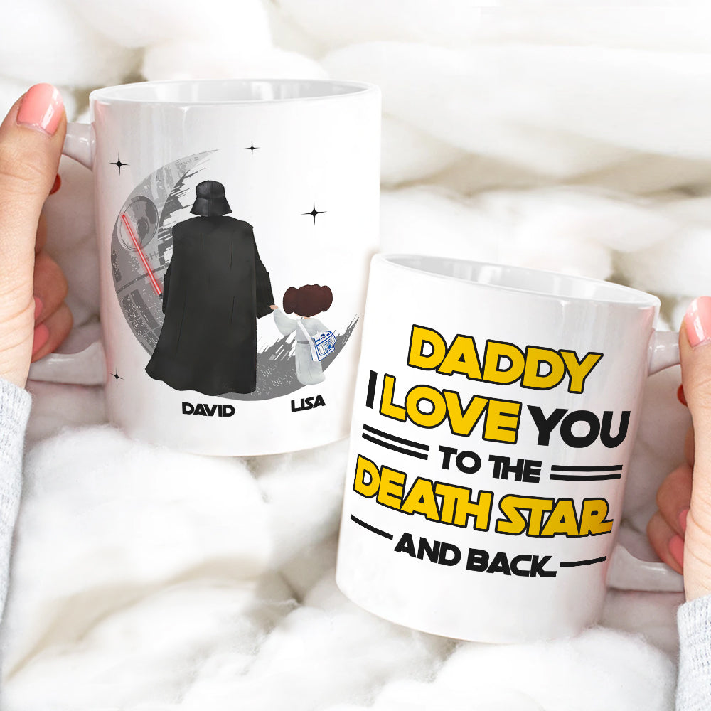 Daddy I Love You To The Death And Back Personalized Mug