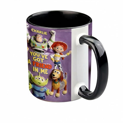 DSNY Cow Boy Story You've Got A Friend In Me - Personalized Accent Mug - Gift For Fan Movies HH01