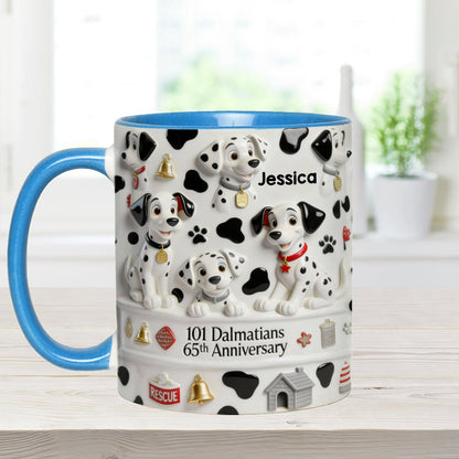 DSNY One Hundred One Dogs 65th Anniversary - Personalized Accent Mug - Gift For Movie Fans Nl122