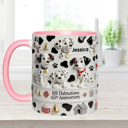 DSNY One Hundred One Dogs 65th Anniversary - Personalized Accent Mug - Gift For Movie Fans Nl122
