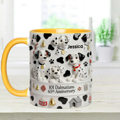 DSNY One Hundred One Dogs 65th Anniversary - Personalized Accent Mug - Gift For Movie Fans Nl122